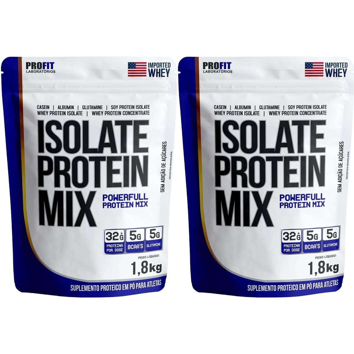 Kit 2X Isolate Protein Mix Refil Stand-Up - 1.800g Cookies e Cream - ProFit