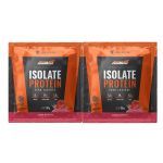 Kit 2X Isolate Protein Zero Lactose - 1 Sach� de 30g Morango - New Millen