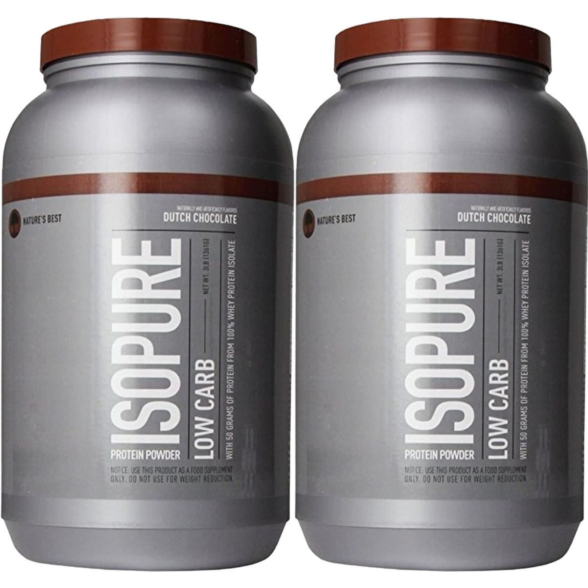 Kit 2X ISOPURE Low Carb - 1361g Chocolate - Nature�s Best