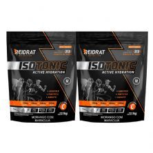 Kit 2X Isotonic Active Hydration - 1000g Refil Morango com Maracuj� - Reidrat