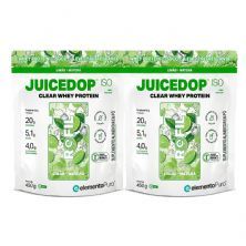 Kit 2X JuiceDop X - Refil 450g Lim�o Com Matcha - ElementoPuro