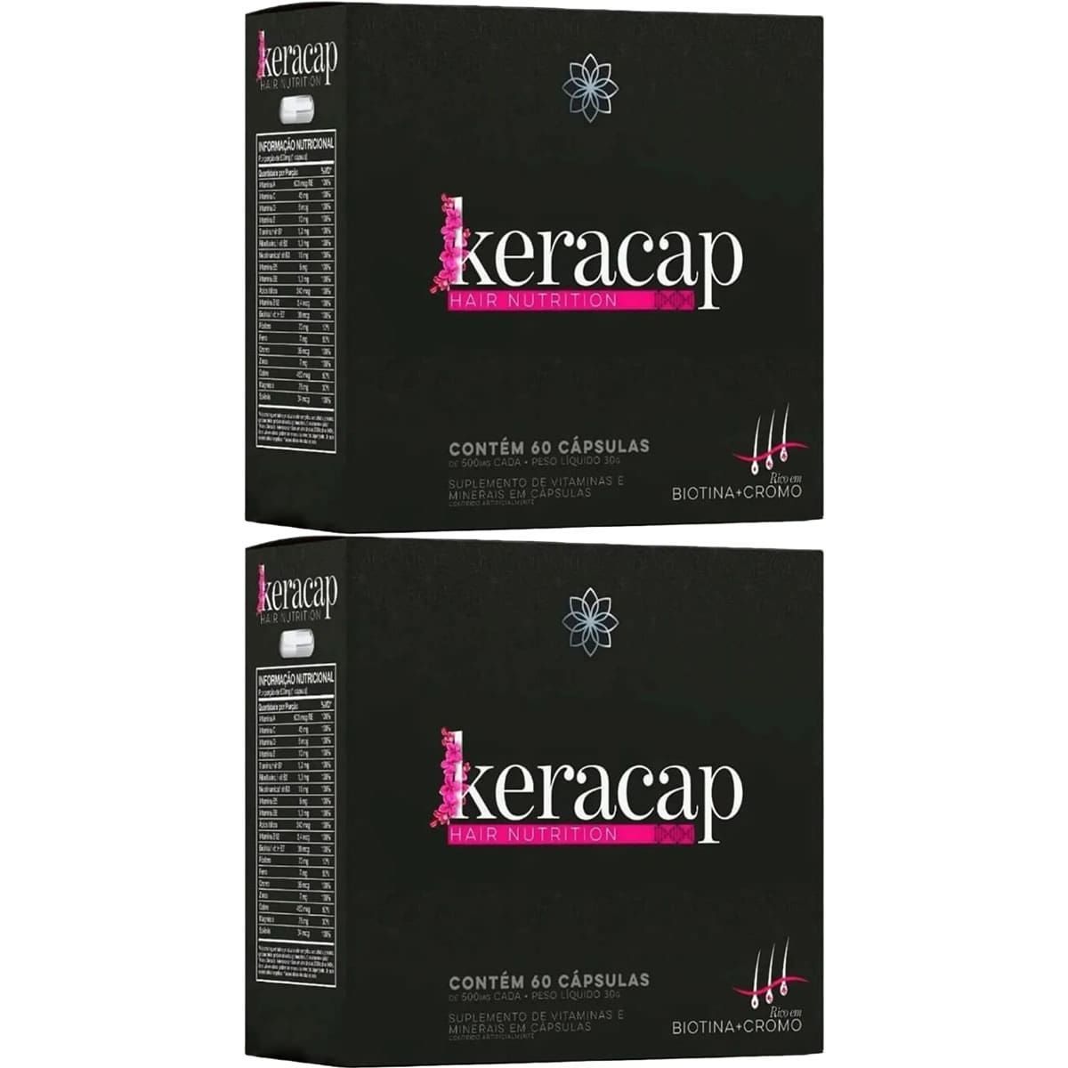 Kit 2X Keracap Hair - 60 C�psulas - Nutrends