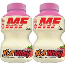 Kit 2X Kut Whey Mini - 33g Leite Fermentado com Morango - MuscleFull