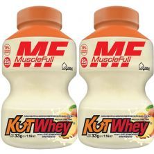 Kit 2X Kut Whey Mini - 33g Leite Fermentado com P�ssego - MuscleFull