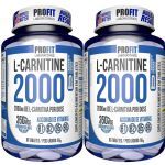 Kit 2X L-Carnitina 2000 + 250mcg Cromo - 60 Tabletes - ProFit