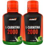 Kit 2X L-Carnitina 2000mg - 500ml Lim�o - New millen