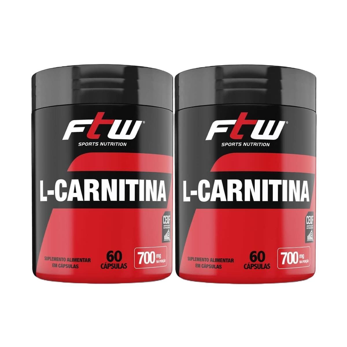 Kit 2X L-Carnitina - 60 C�psulas - FTW