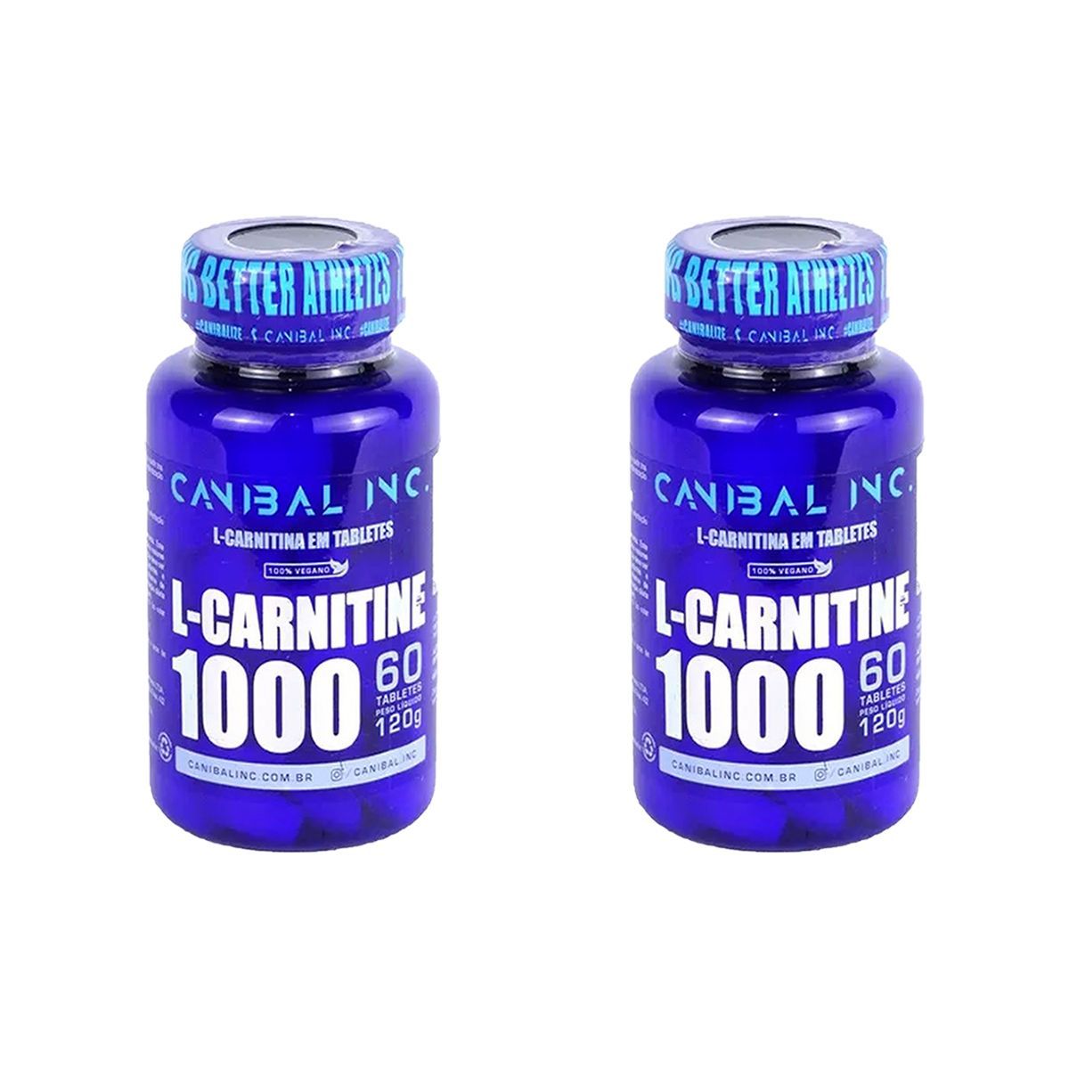 Kit 2X L-carnitina - 60 Tablets - Canibal