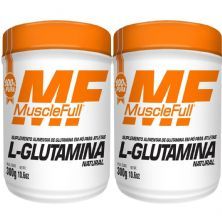 Kit 2X L-Glutamina - 300g Natural - MuscleFull