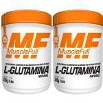 Kit 2X L-Glutamina - 300g Natural - MuscleFull