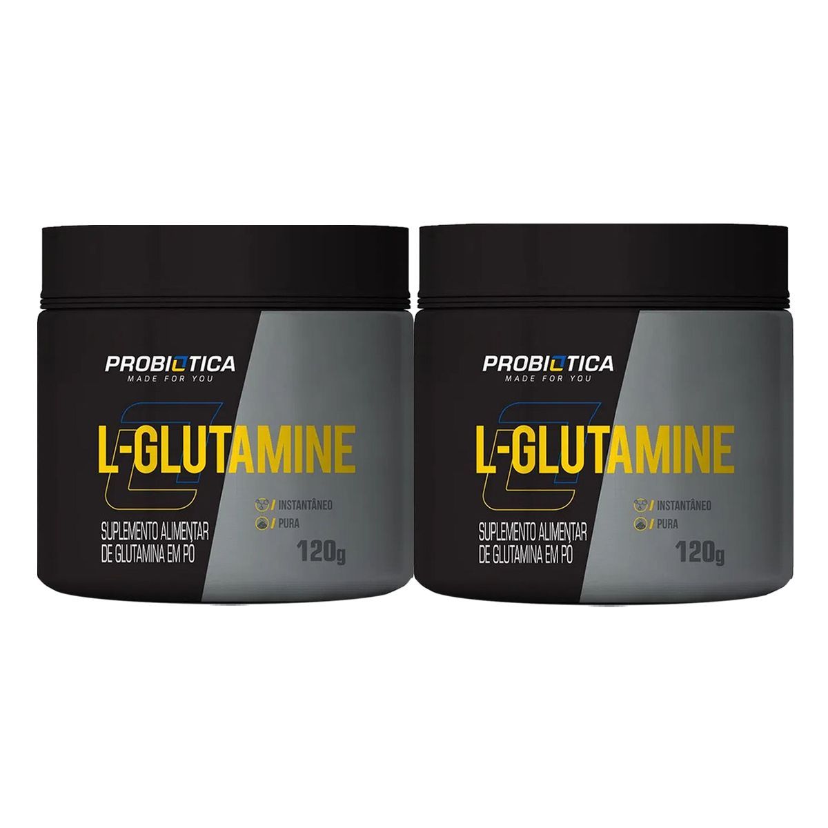 Kit 2X L-Glutamine - 120g - Probi�tica