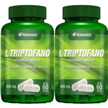 Kit 2X L-Triptofano + Vitaminas e Minerais - 60 C�psulas - Herbamed