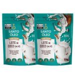 Kit 2X Leite De Coco em P� - 200g - Santo �leo