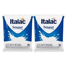 Kit 2X Leite em P� Integral 200g - Italac