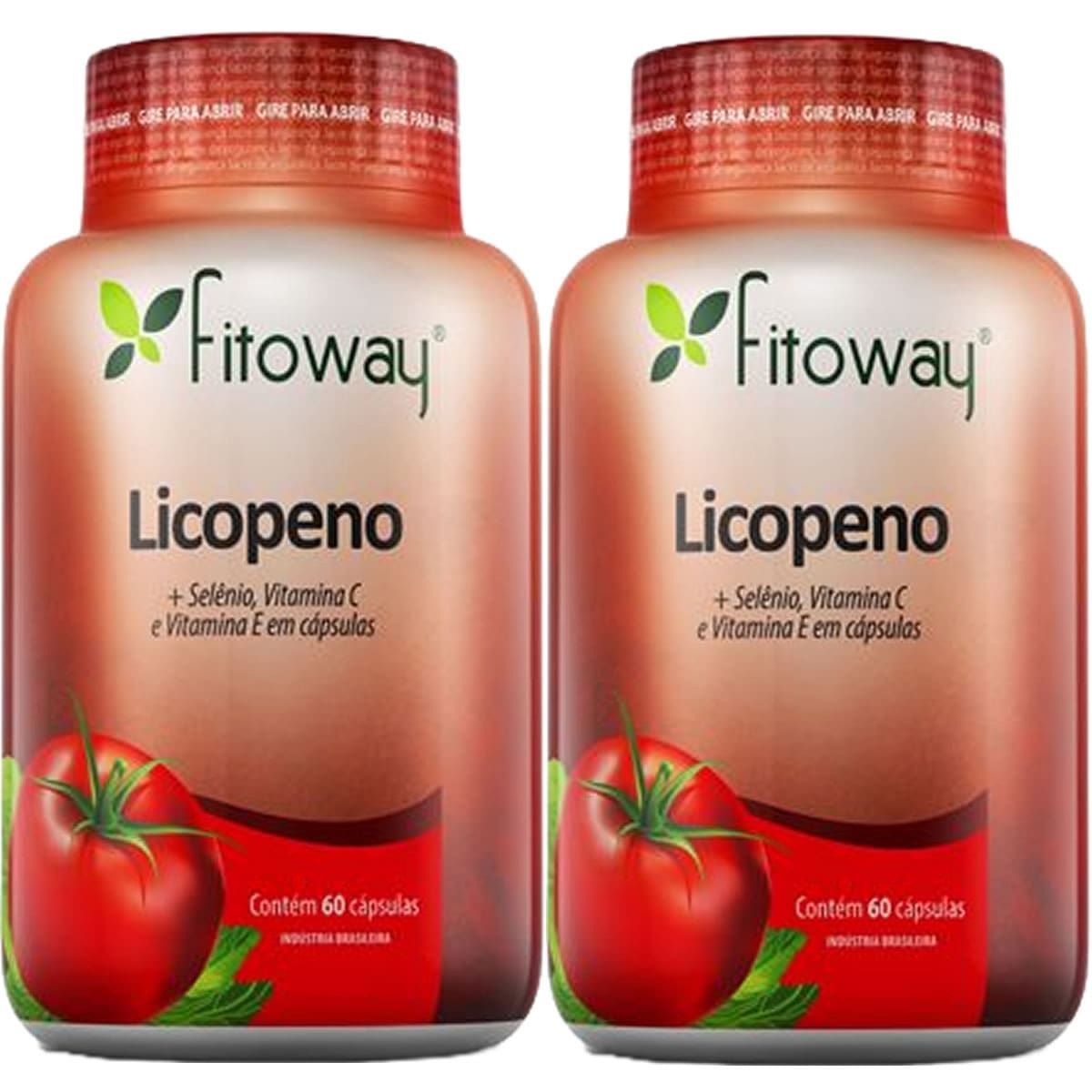 Kit 2X Licopeno - 60 C�psulas - Fitoway