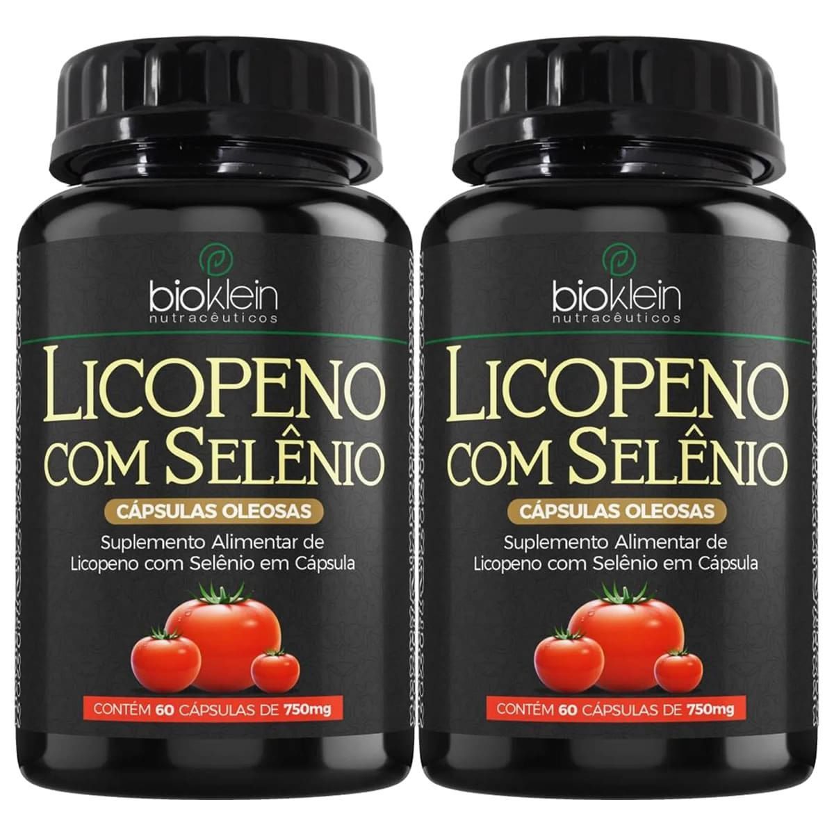 Kit 2X Licopeno e Sel�nio - 60 C�psulas - Bioklein