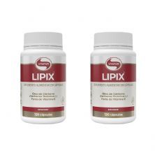 Kit 2X - Lipix �leo de C�rtamo - 120 C�psulas - Vitafor