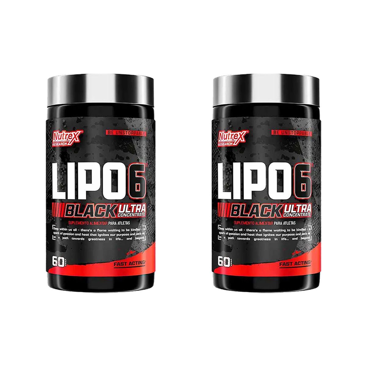 Kit 2X Lipo 6 Ultra Concentrado - 60 C�psulas - Nutrex