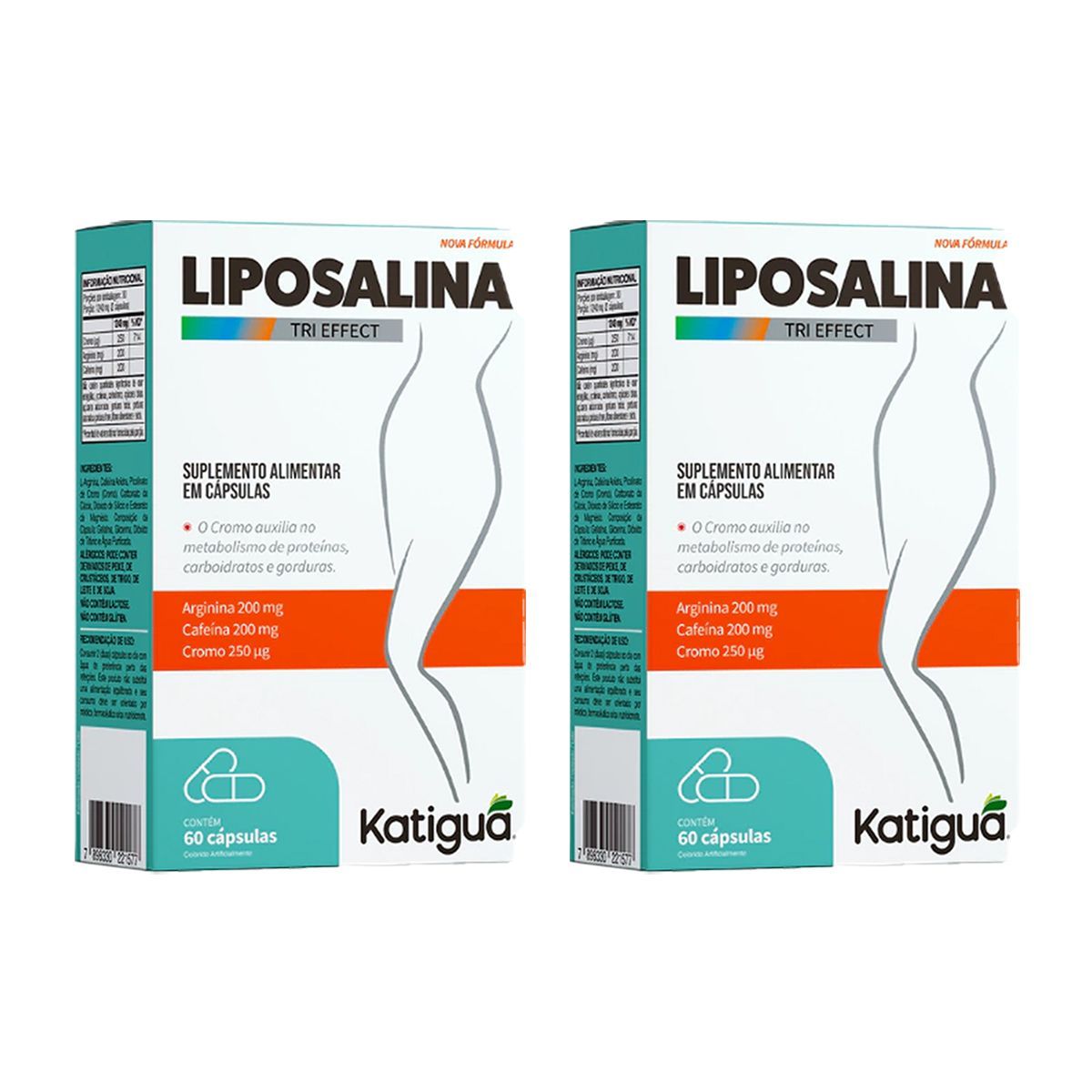 Kit 2X Liposalina - 60 C�psulas - Katigu�