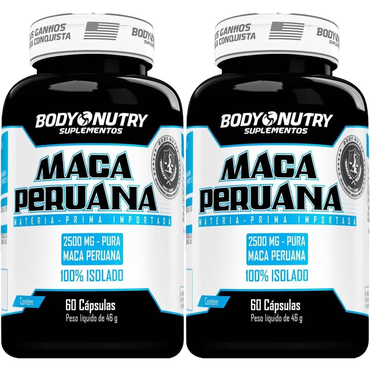Kit 2X Maca Peruana - 60 C�psulas - Body Nutry