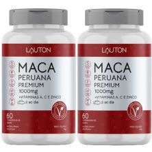 Kit 2X Maca Peruana Premium 1000mg - 60 Comprimidos - Lauton Nutrition