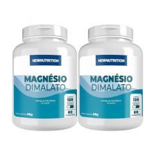 Kit 2X Magn�sio Dimalato - 120 C�psulas - NewNutrition