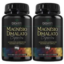 Kit 2X Magn�sio Dimalato - 60 C�psulas - Bioklein