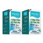 Kit 2X Magn�sio Dimalato - 60 Comprimidos - Equaliv