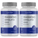 Kit 2X Magn�sio Dimalato Max - 60 C�psulas - Lauton Nutrition