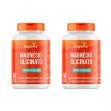 Kit 2X Magn�sio Glicinato - 90 C�psulas - Bigens