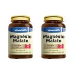 Kit 2X Magn�sio Malato - 60 C�psulas - VitaminLife