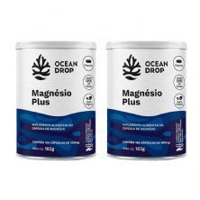 Kit 2X Magn�sio Plus - 180 C�psulas - Ocean Drop