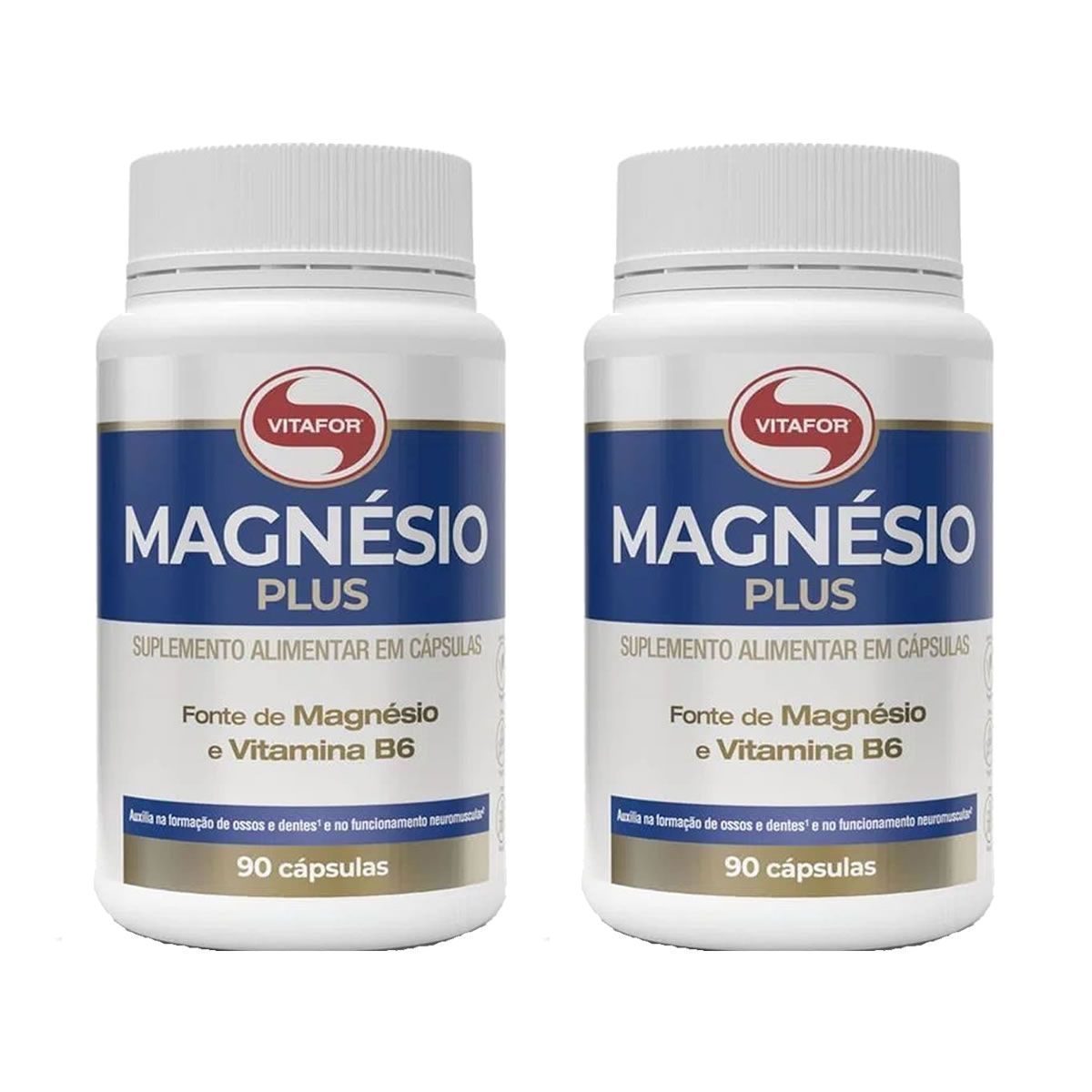 Kit 2X Magn�sio Plus - 90 C�psulas - Vitafor