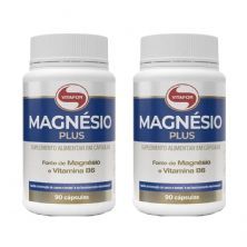 Kit 2X Magn�sio Plus - 90 C�psulas - Vitafor