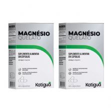 Kit 2X Magn�sio Quelato - 60 C�psulas - Katigu�