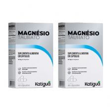 Kit 2X Magn�sio Taurato - 60 C�psulas - Katigu�