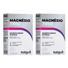 Kit 2X Magn�sio Trio - 60 C�psulas - Katigu�