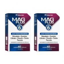 Kit 2X MagPlus 6 - 60 C�psulas - Herbamed