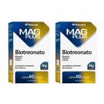 Kit 2X MagPlus Biotreonato - 60 C�psulas - Herbamed
