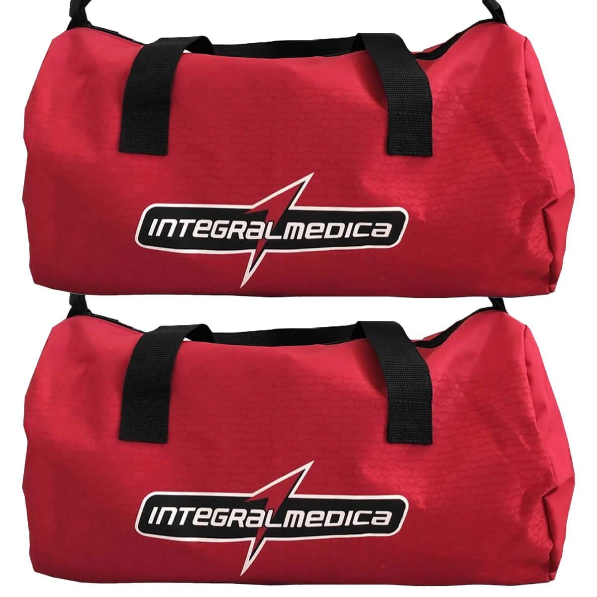 Kit 2X Mala Nylon #Integralteam - Vermelha  - IntegralM�dica