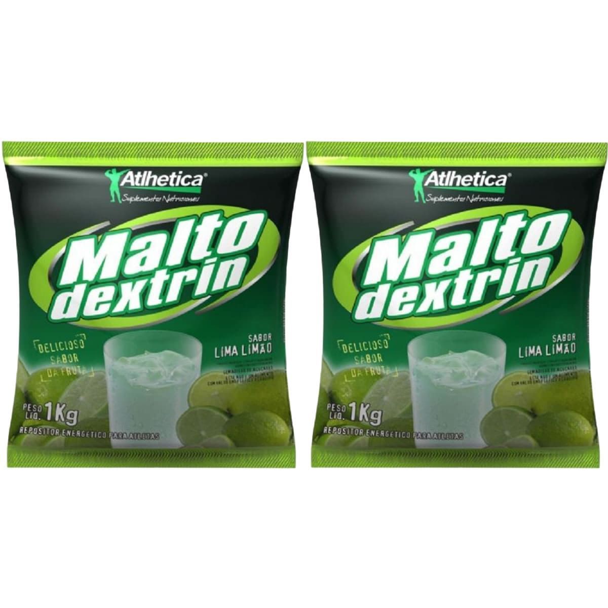 Kit 2X Maltodextrin - 1000g Lima-Lim�o - Atlhetica Nutrition