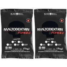 Kit 2X Maltodextrina Turbo - 1000g Refil Laranja - BlackSkull