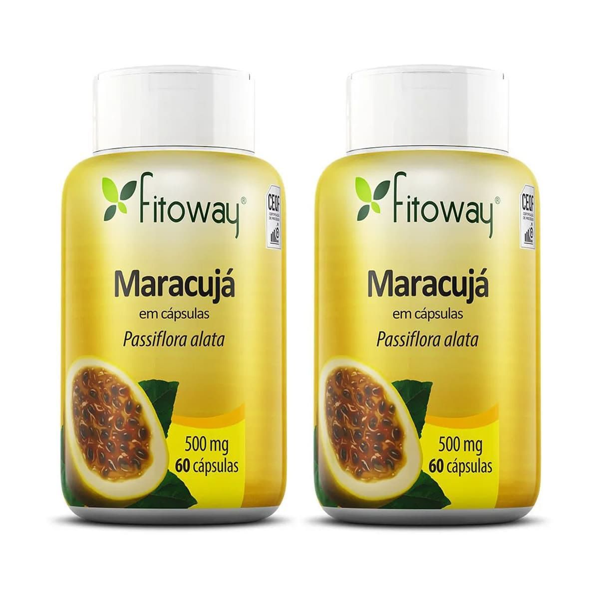 Kit 2X Maracuj� - 60 C�psulas - Fitoway