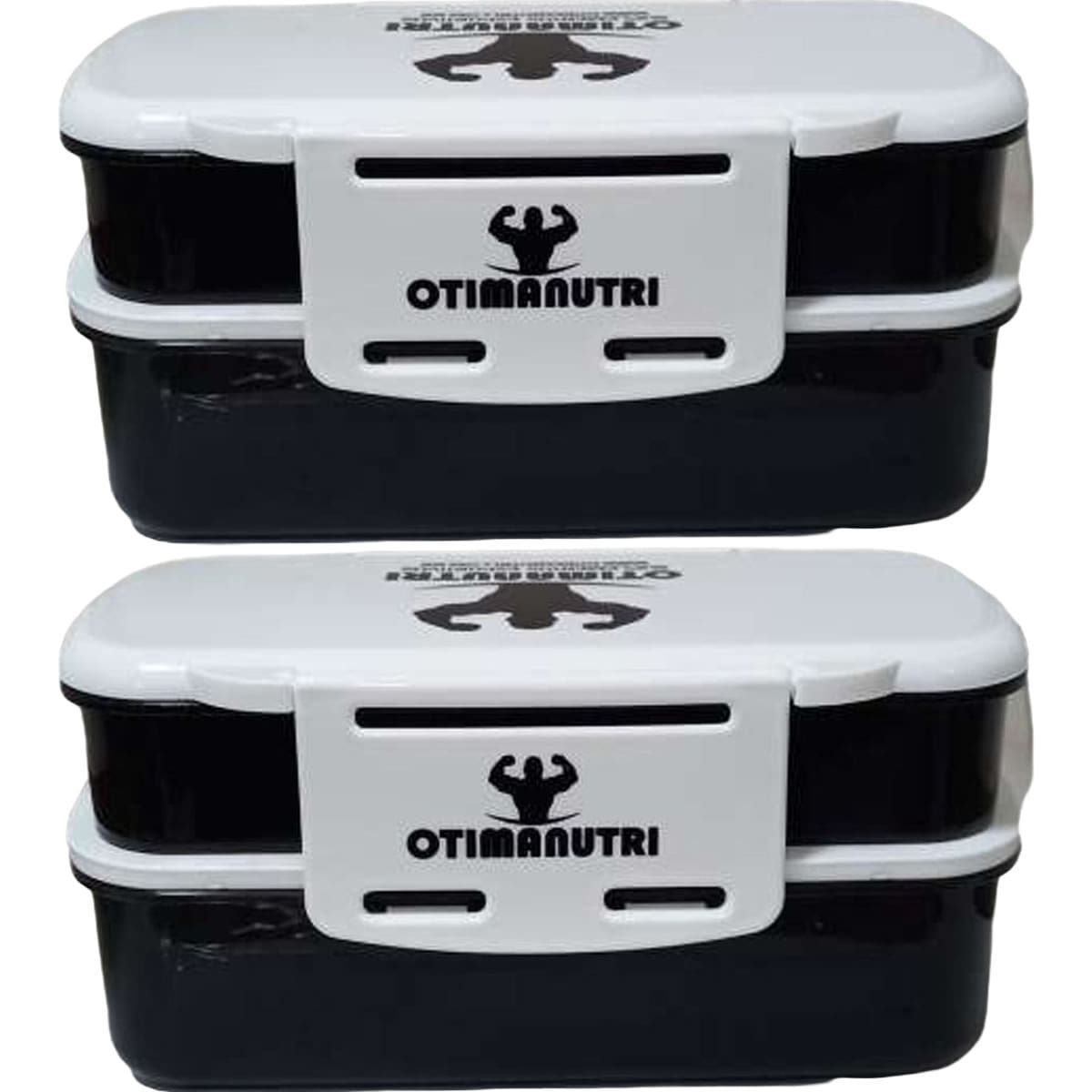 Kit 2X Marmiteira Preta - OtimaNutri