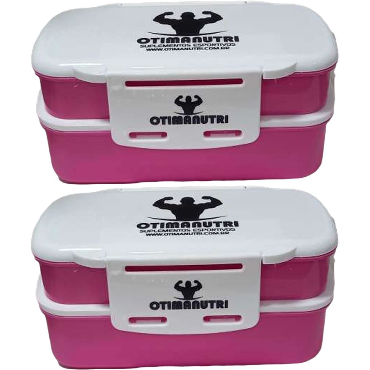 Kit 2X Marmiteira Rosa - OtimaNutri