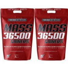 Kit 2X Mass 36500 Gainers - 3000g Chocolate - Furious Nutrition