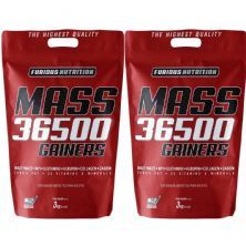 Kit 2X Mass 36500 Gainers - 3000g Sorvete de Baunilha - Furious Nutrition