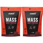 Kit 2X Mass Beef Protein - 3000g Refil Chocolate - New Millen