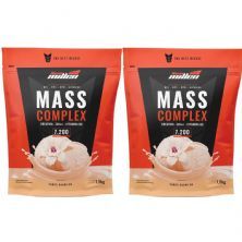 Kit 2X Mass Complex - 1500g Refil Baunilha - New Millen