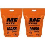 Kit 2X Mass Quality - 2700g Refil Morango - MuscleFull